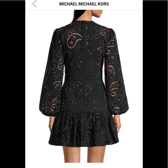 LAST CHANCE MICHAEL MICHAEL KORS EYELET DRESS - Picture 9 of 10